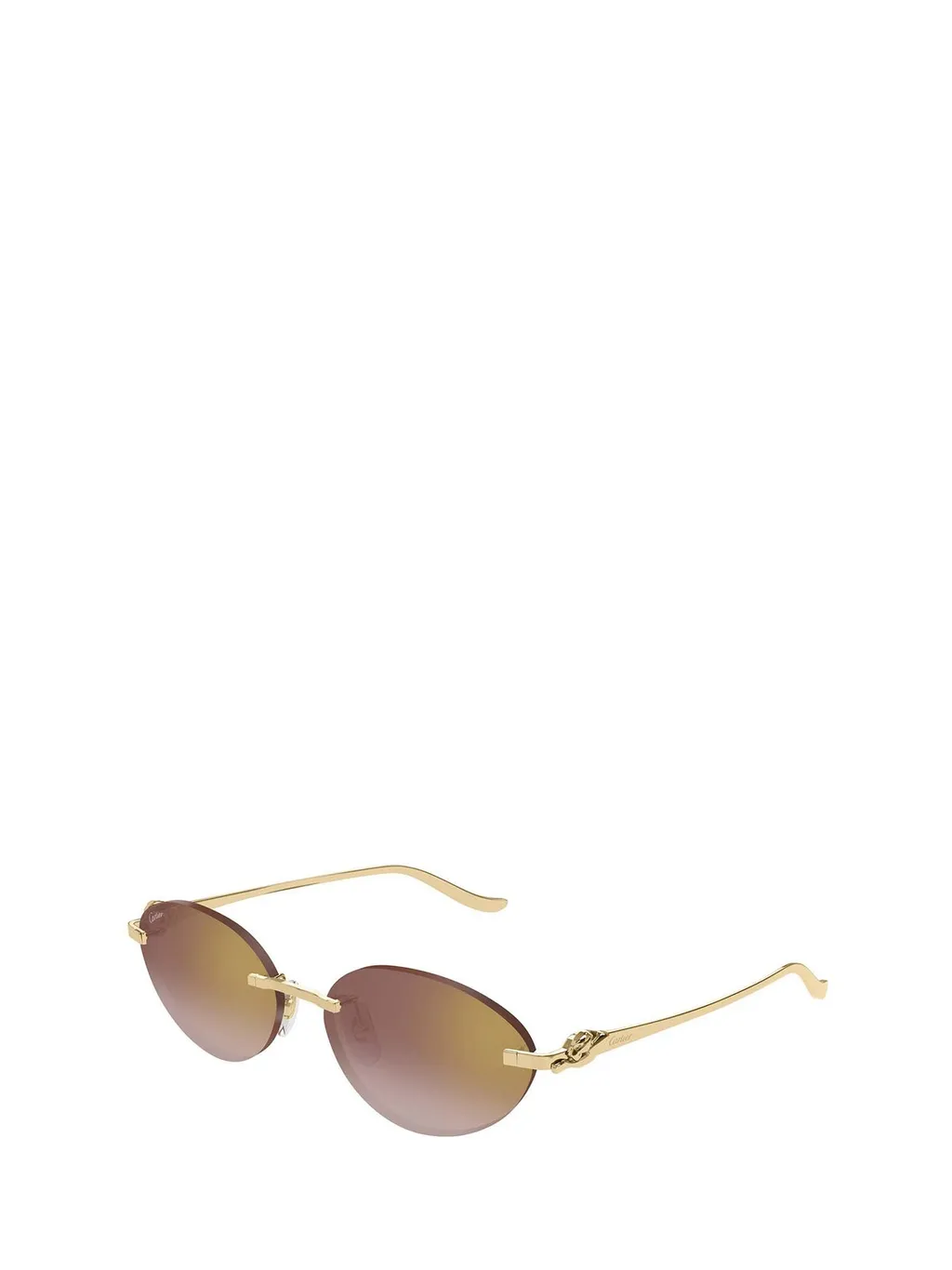 Rimless Round Sunglasses