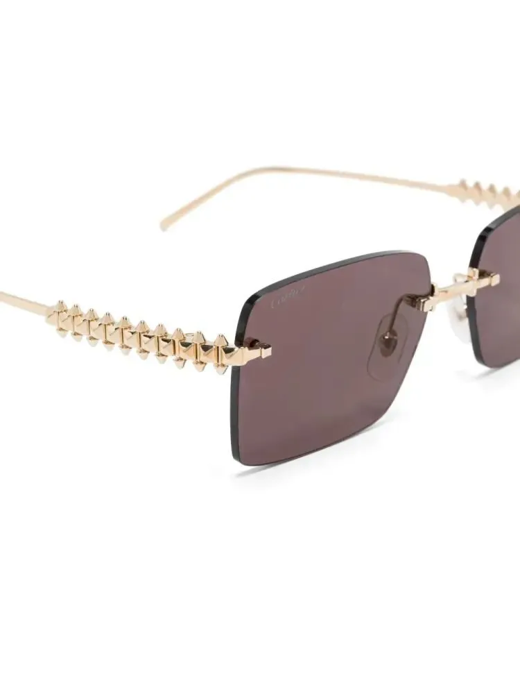 Rectangular Frame Sunglasses