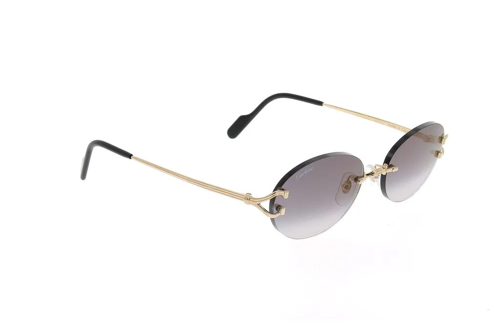Oval-Frame Sunglasses