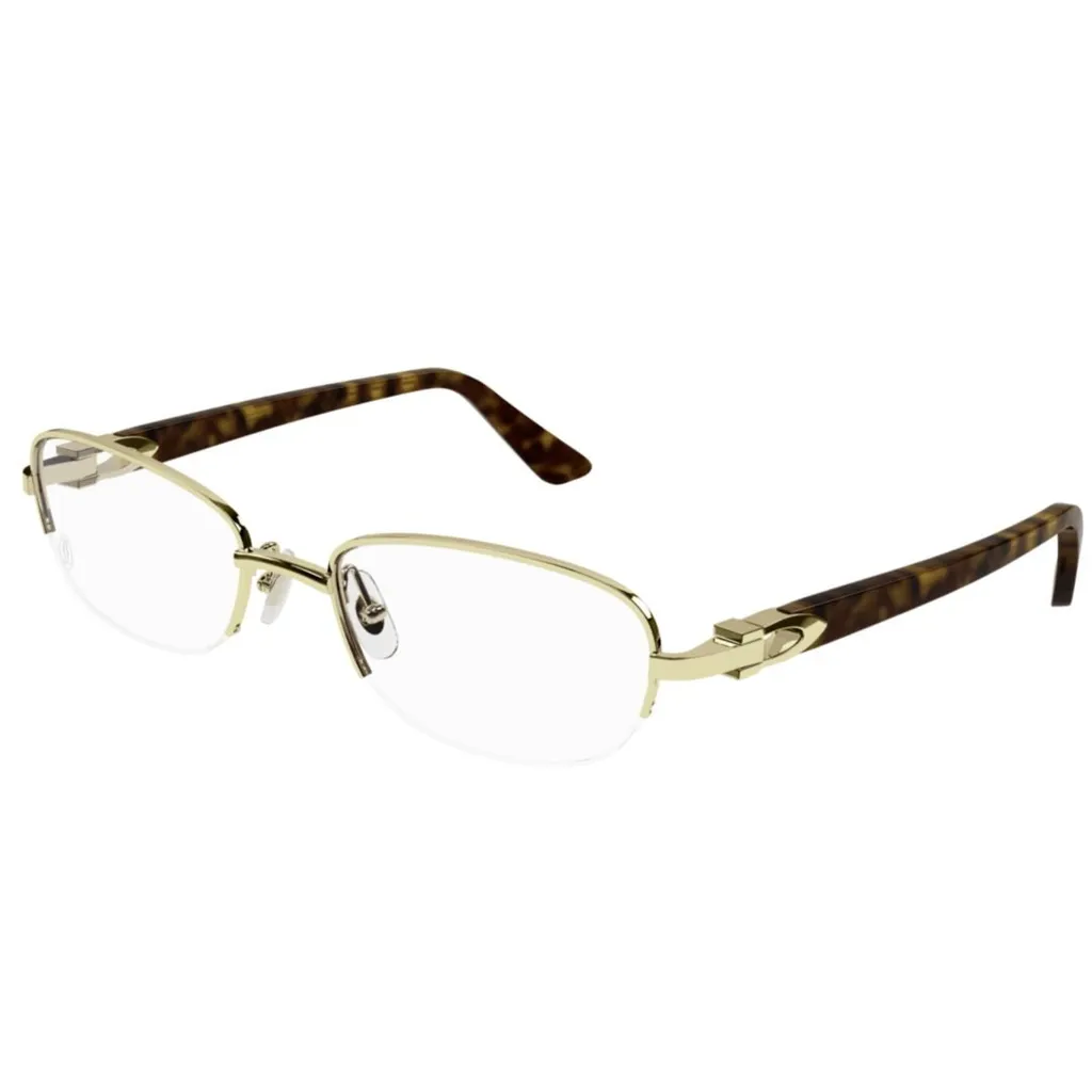 Oval Semi Rimless Glasses