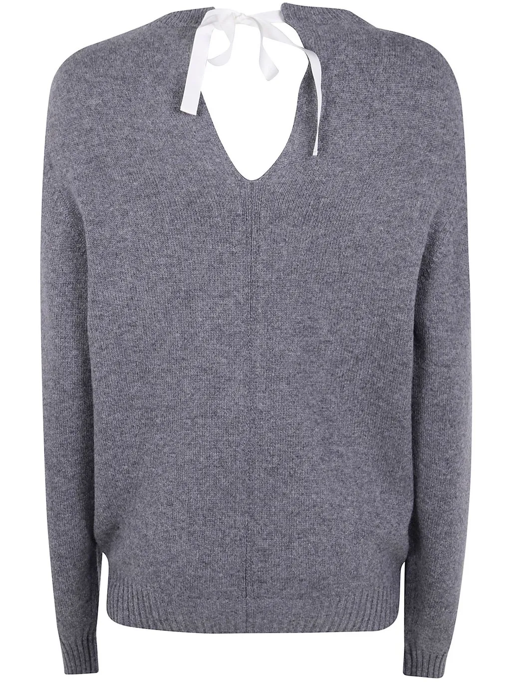 Crewneck Neck-Tie Jumper