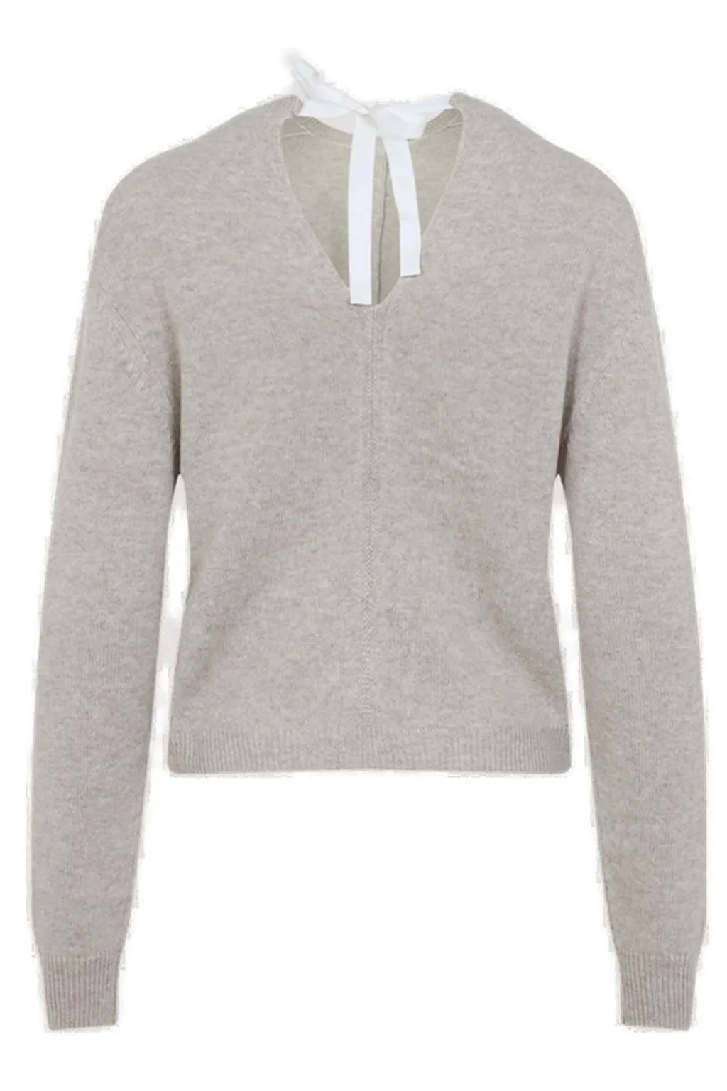 Tie-Back Buttoned Cardigan