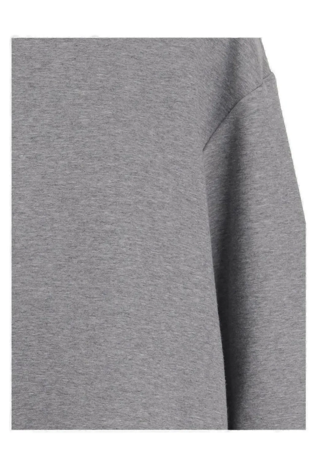 Contrasting-Cuff Three-Quarter Sleeves Top