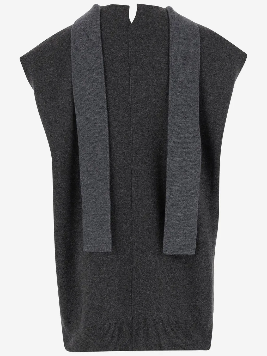 Neck Scarf Detailed Sleeveless Top