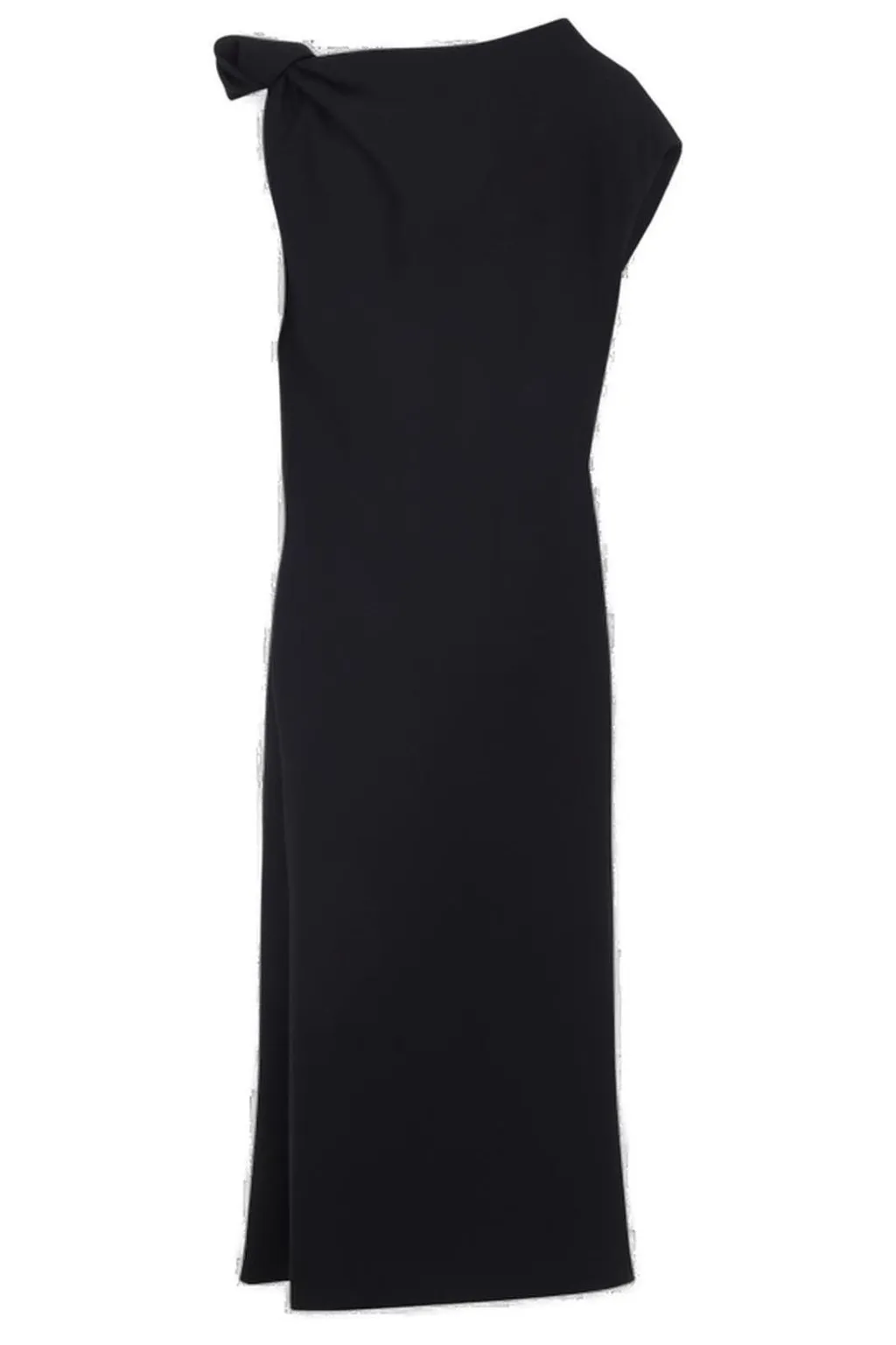 Knot Detailed Midi Dress