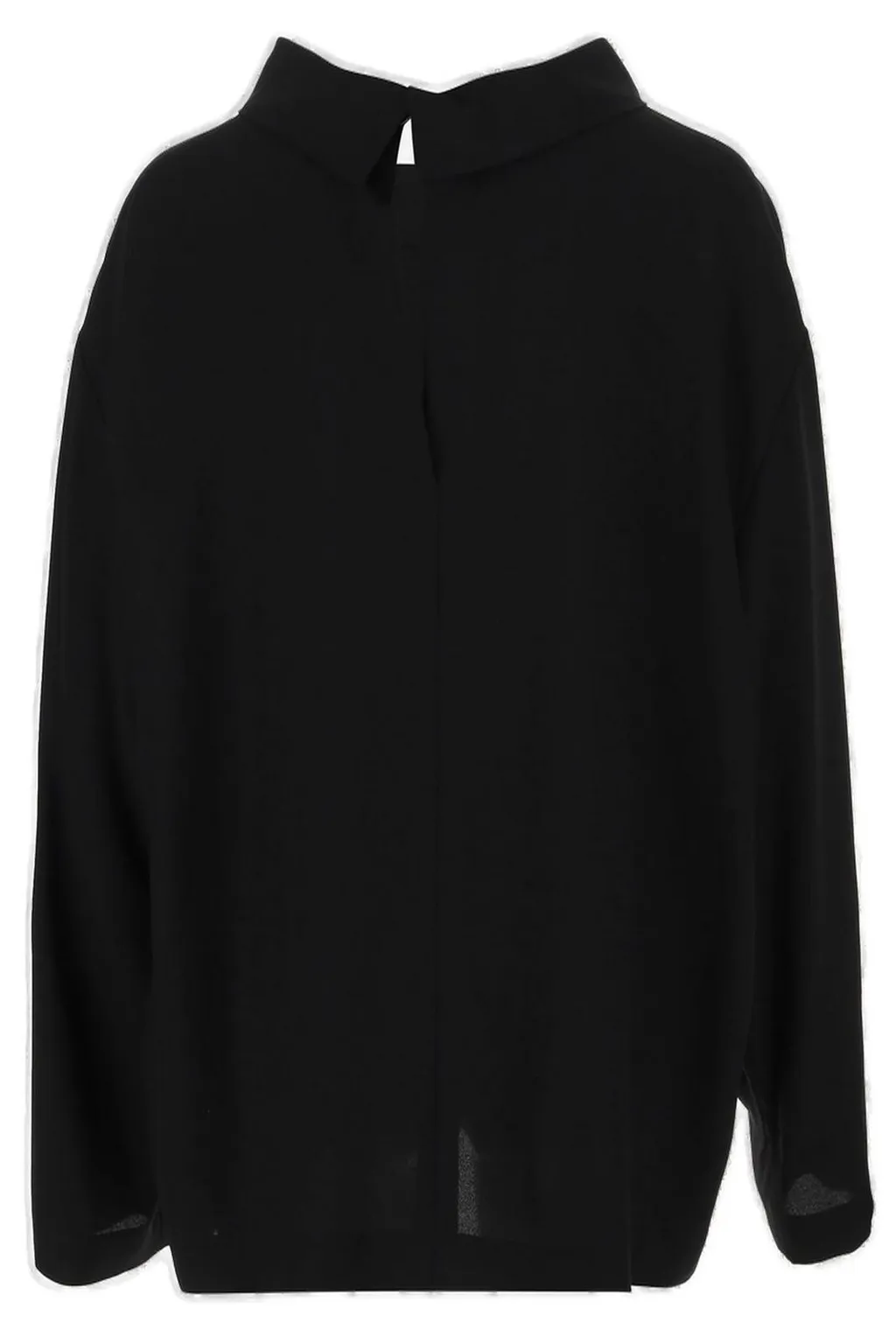 High-Neck Long Sleeved Shirt