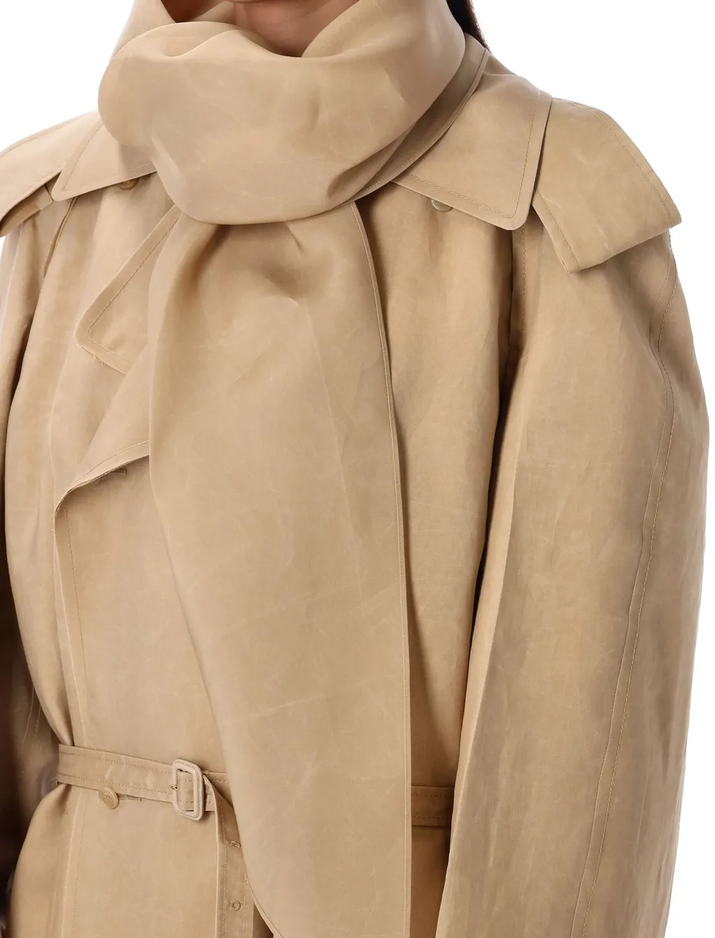 Scarf Trench Coat