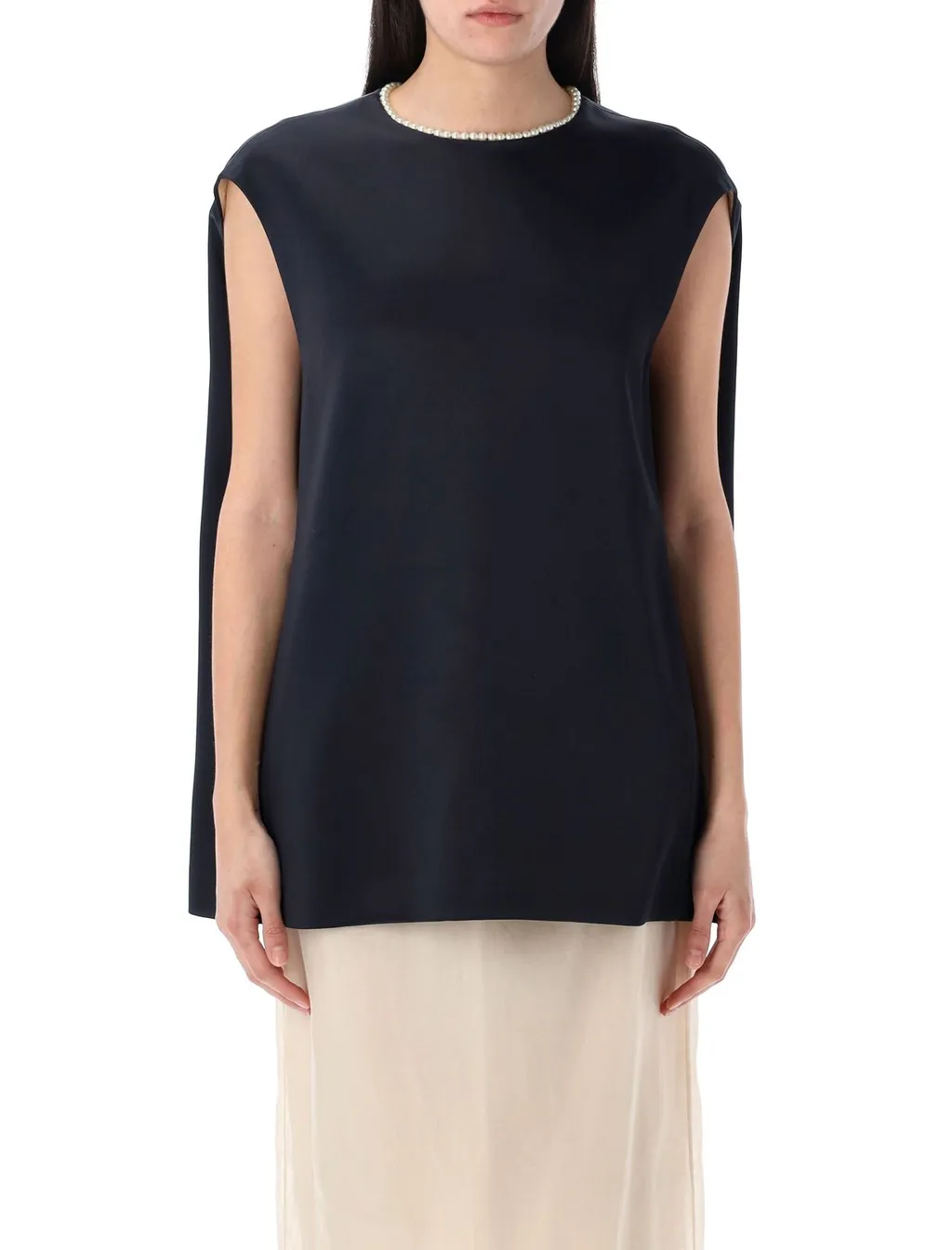 Double Satin Cocoon Top