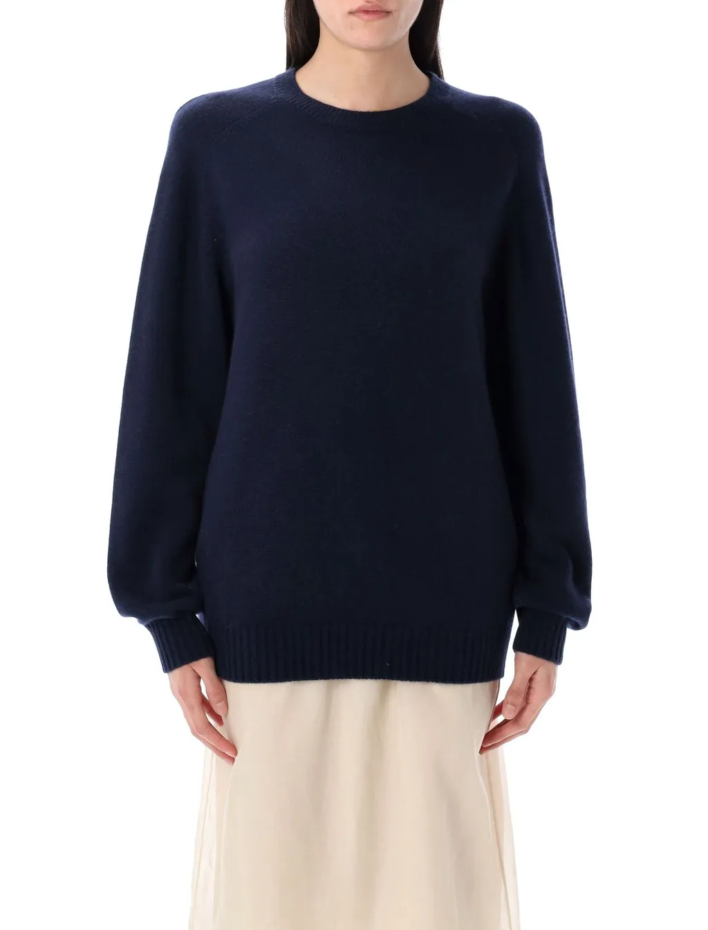 Tie-Detailed Knitted Jumper