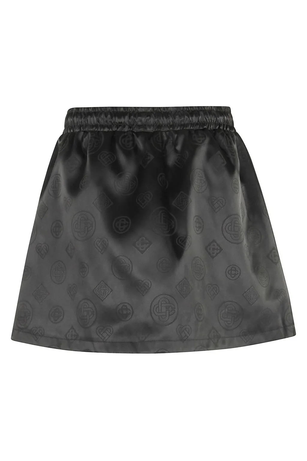 Casablanca All-Over Patterned Drawstring Mini Skirt