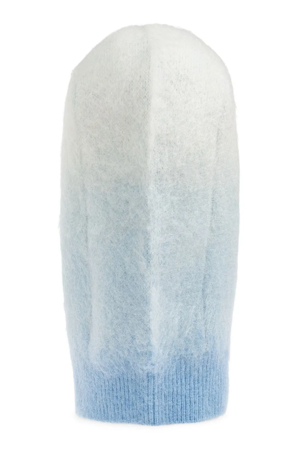Logo-Plaque Gradient Effect Balaclava Hat