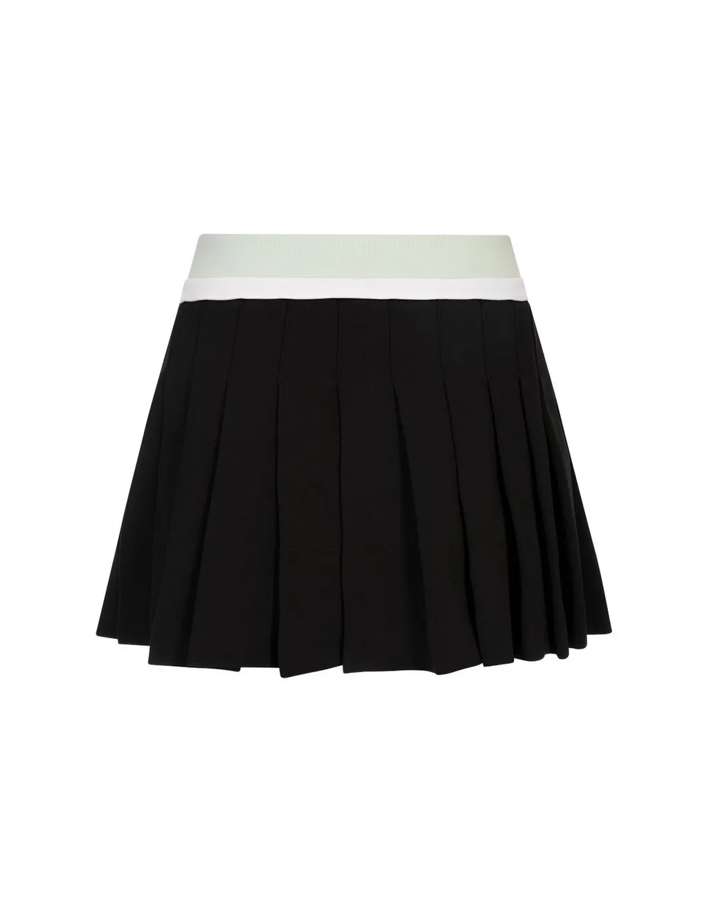 Scuba Pleated Mini Skirt