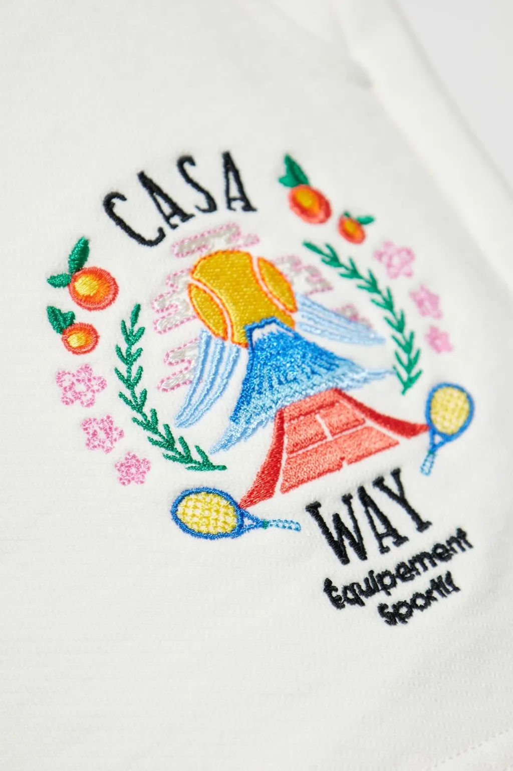 Logo Embroidered Drawstring Shorts