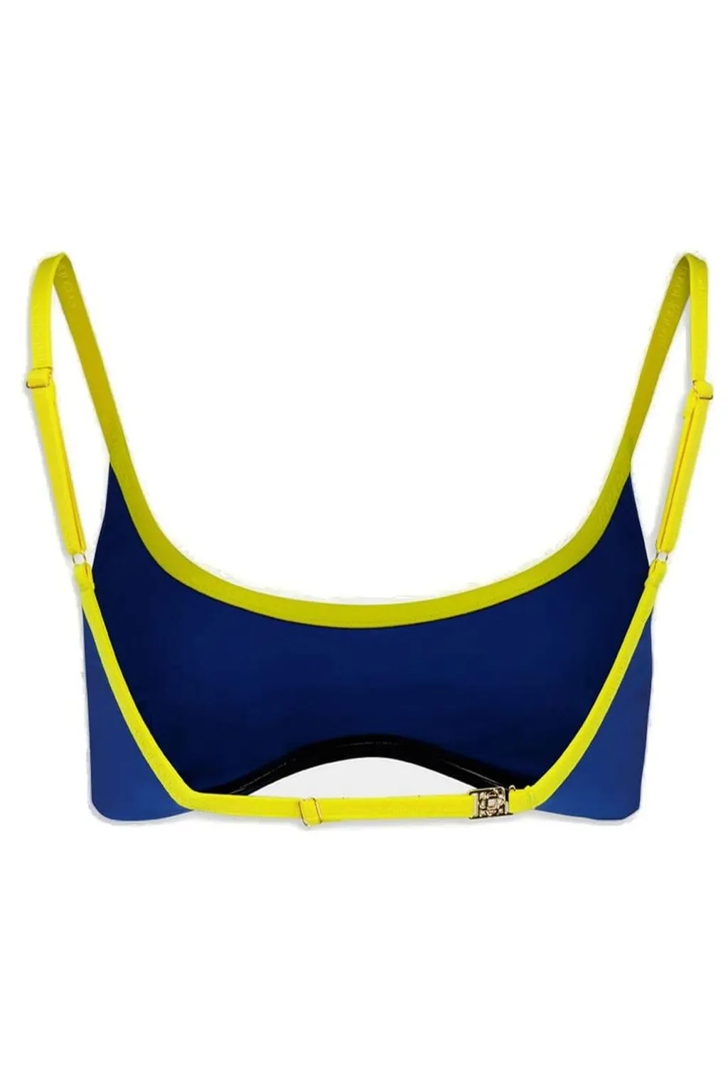 Logo Printed Stretched Bikini Top