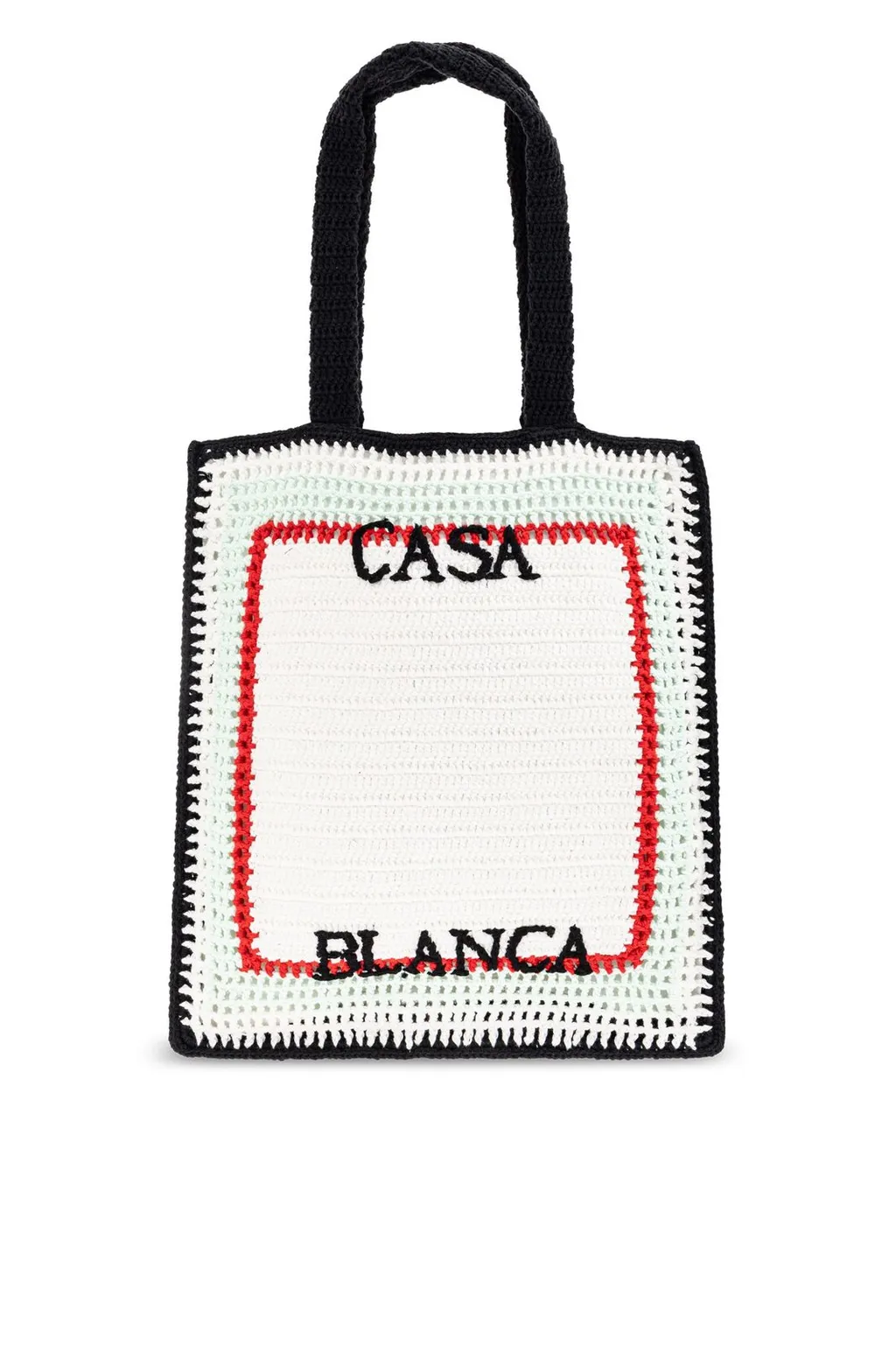 Crochet-Knit Tote Bag