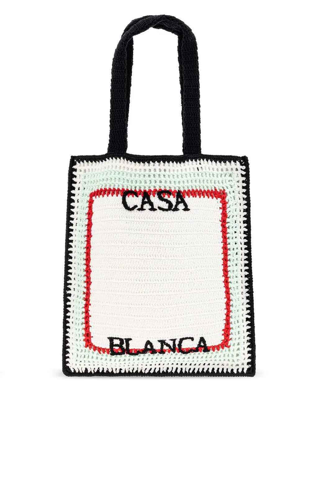 Crochet-Knit Tote Bag