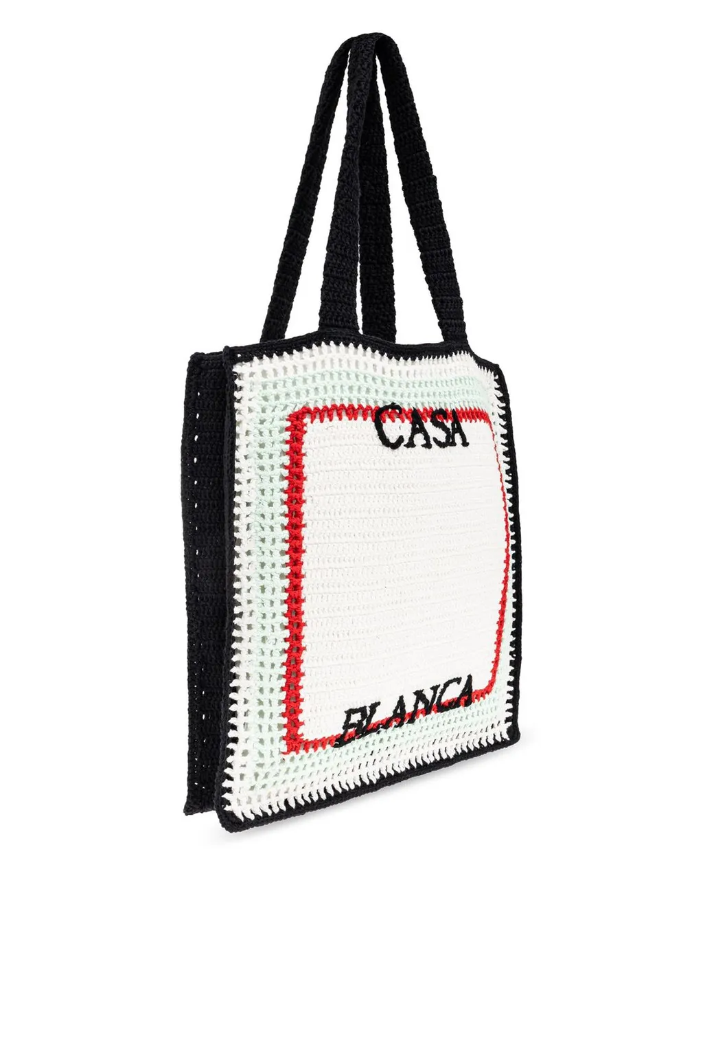 Crochet-Knit Tote Bag