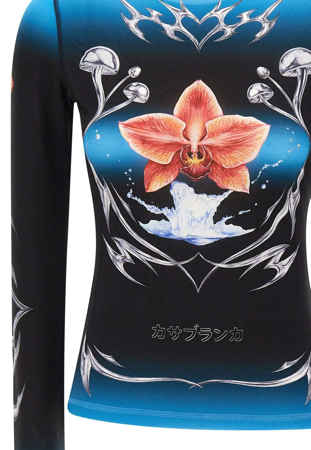 Blades Slinky Jersey Long Sleeve Top