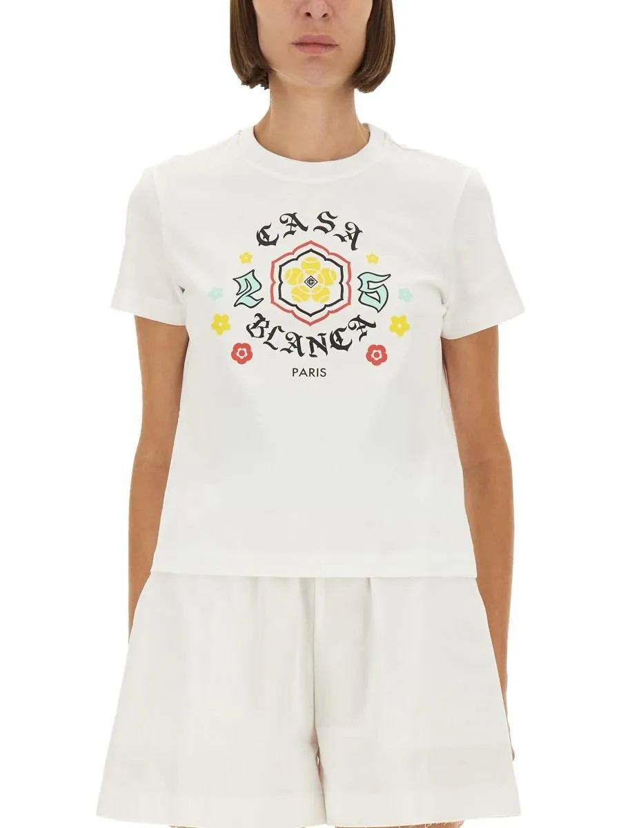 Emblem Fitted Short Sleeve T-Shirt