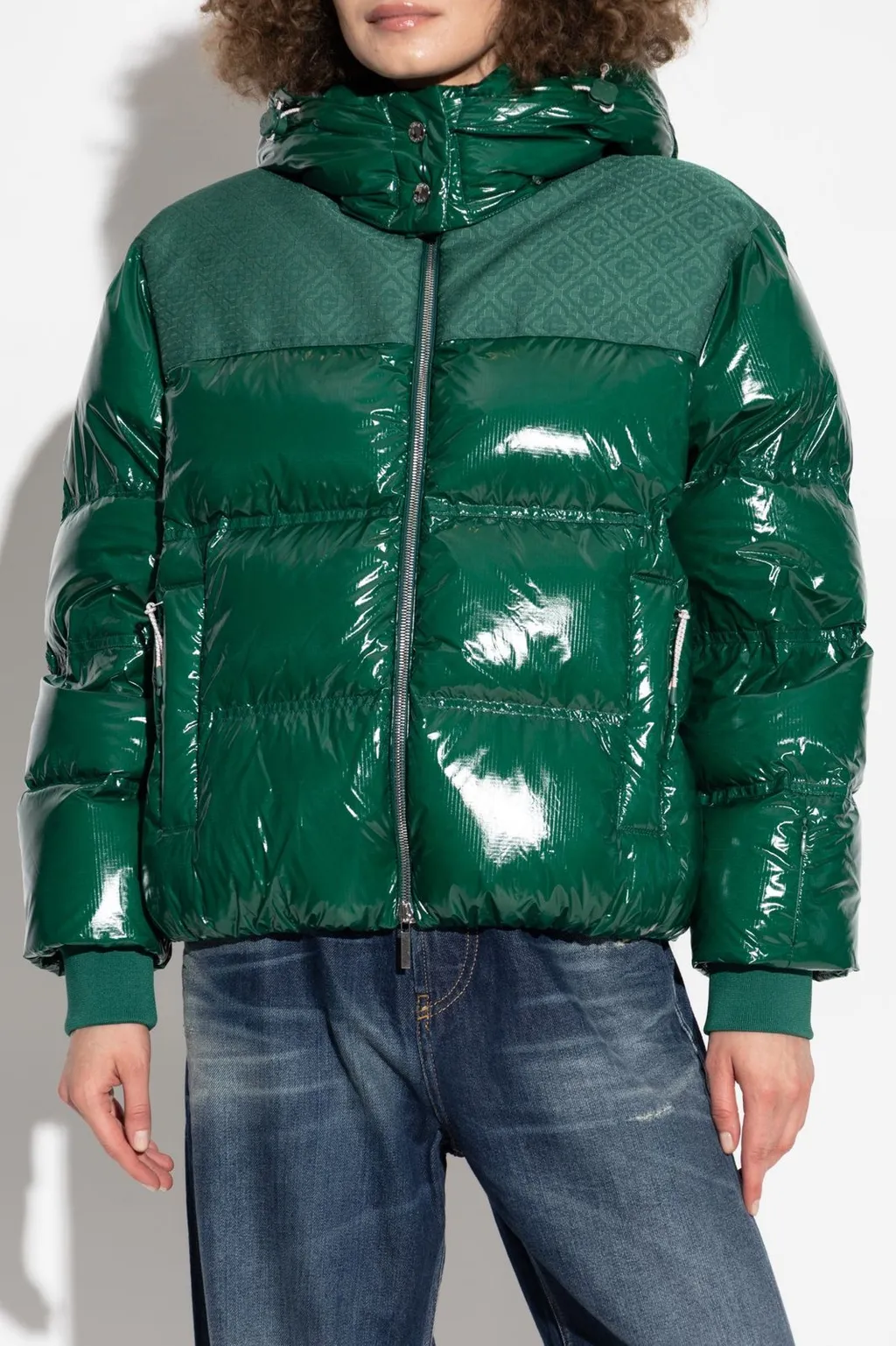 Monogram Hooded Padded Jacket