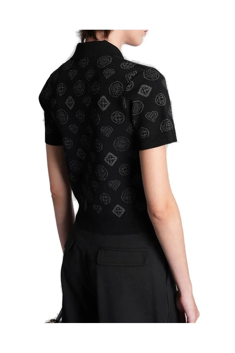 Monogram Jacquard Polo