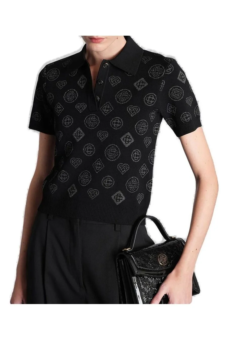 Monogram Jacquard Polo
