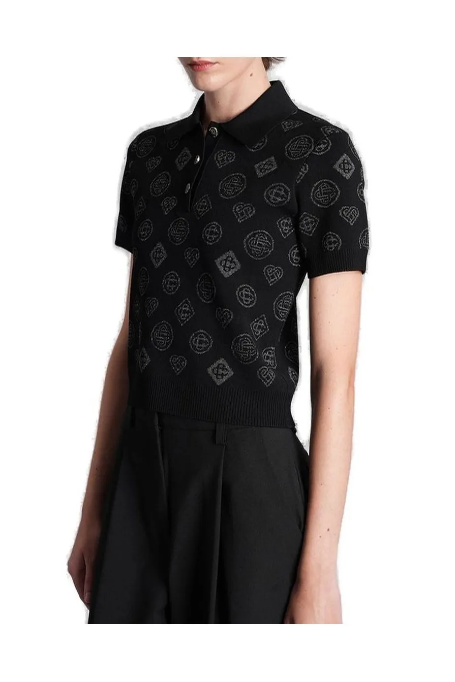 Monogram Jacquard Polo