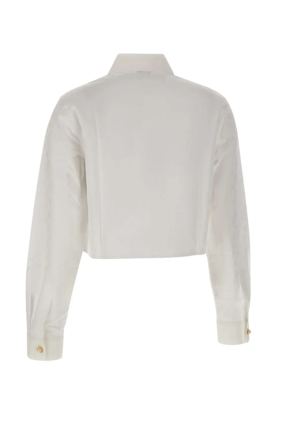 Monogram Regular Fit Cropped Shirt