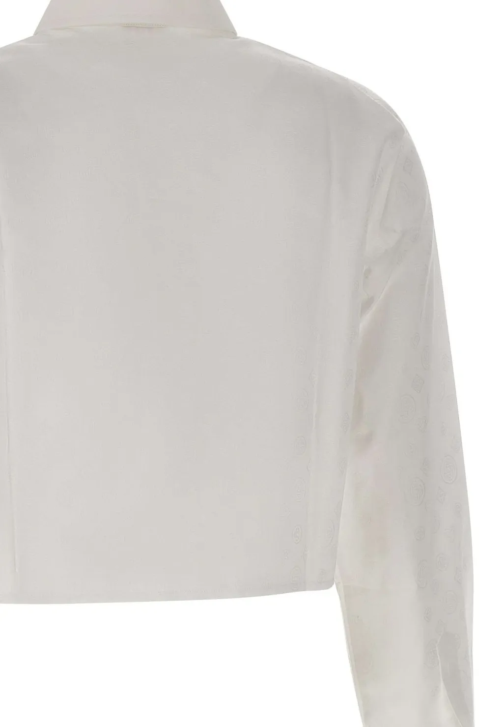 Monogram Regular Fit Cropped Shirt