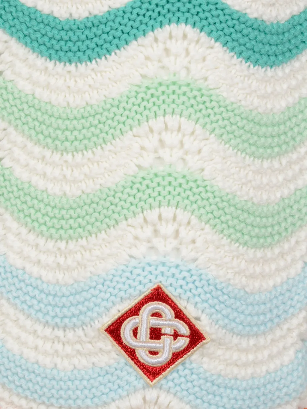 Wavy Crochet Mini Skirt