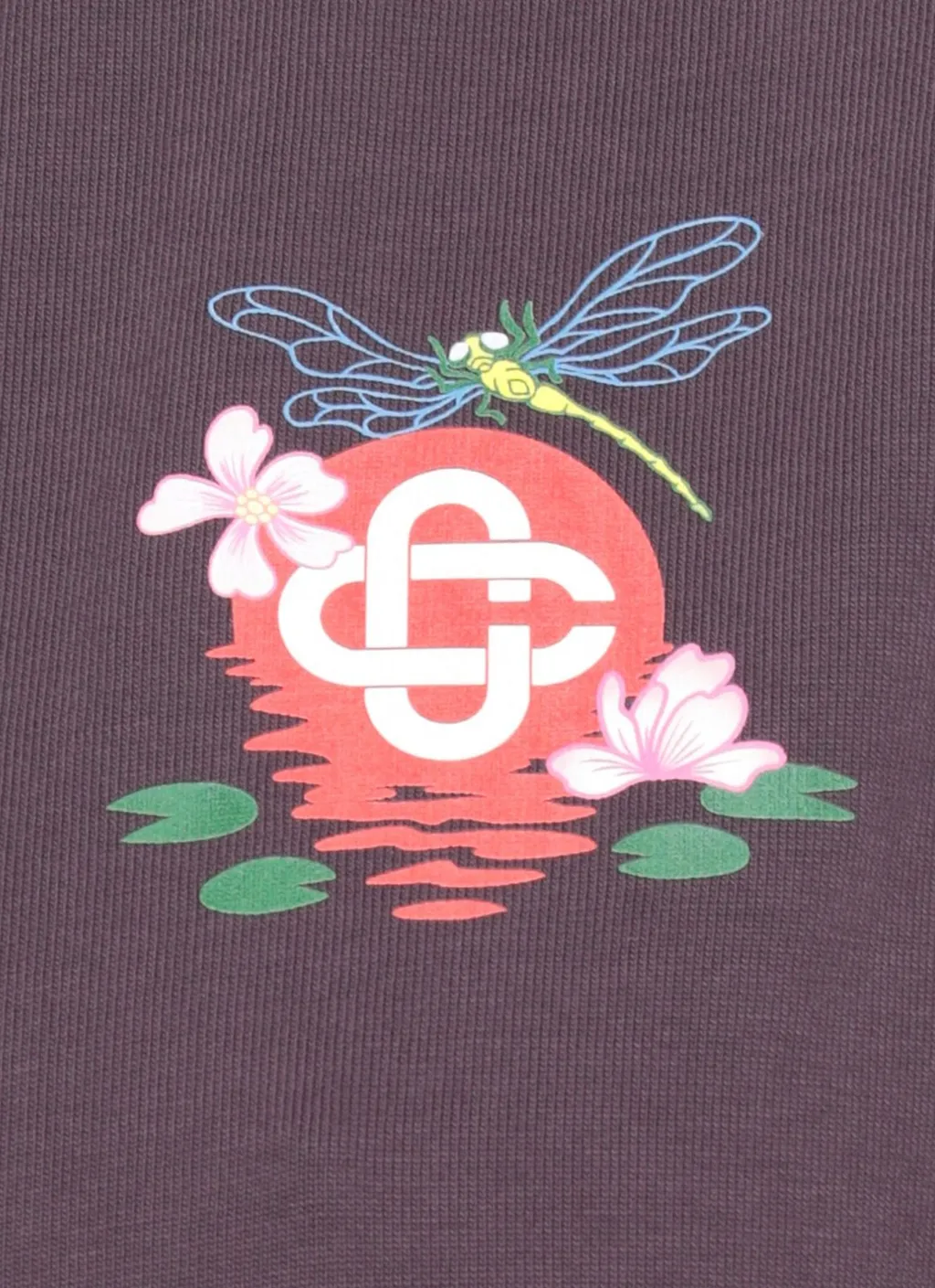 Floral-Embroidered Crewneck T-Shirt