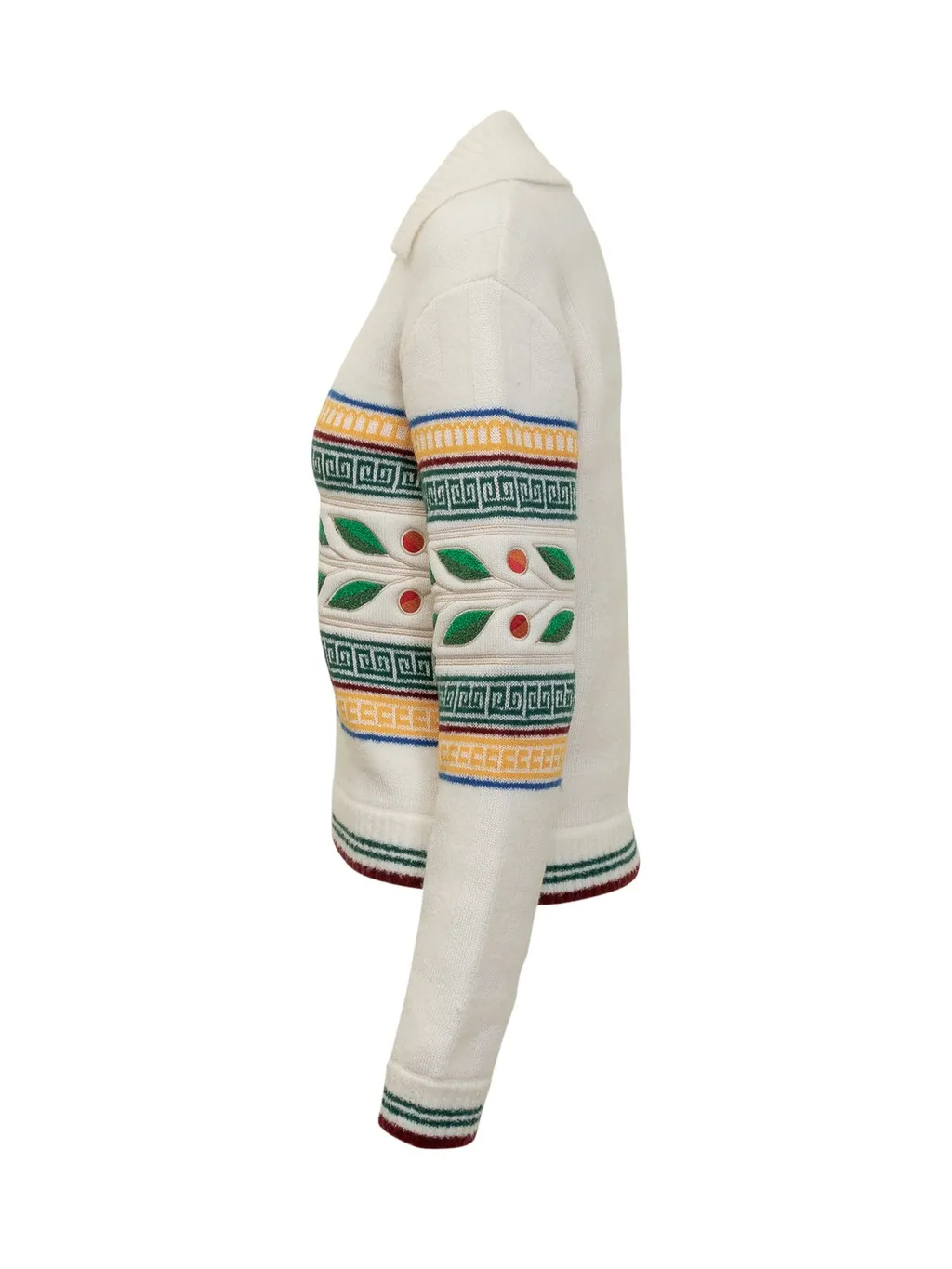 Logo Embroidered Zipped Jumper