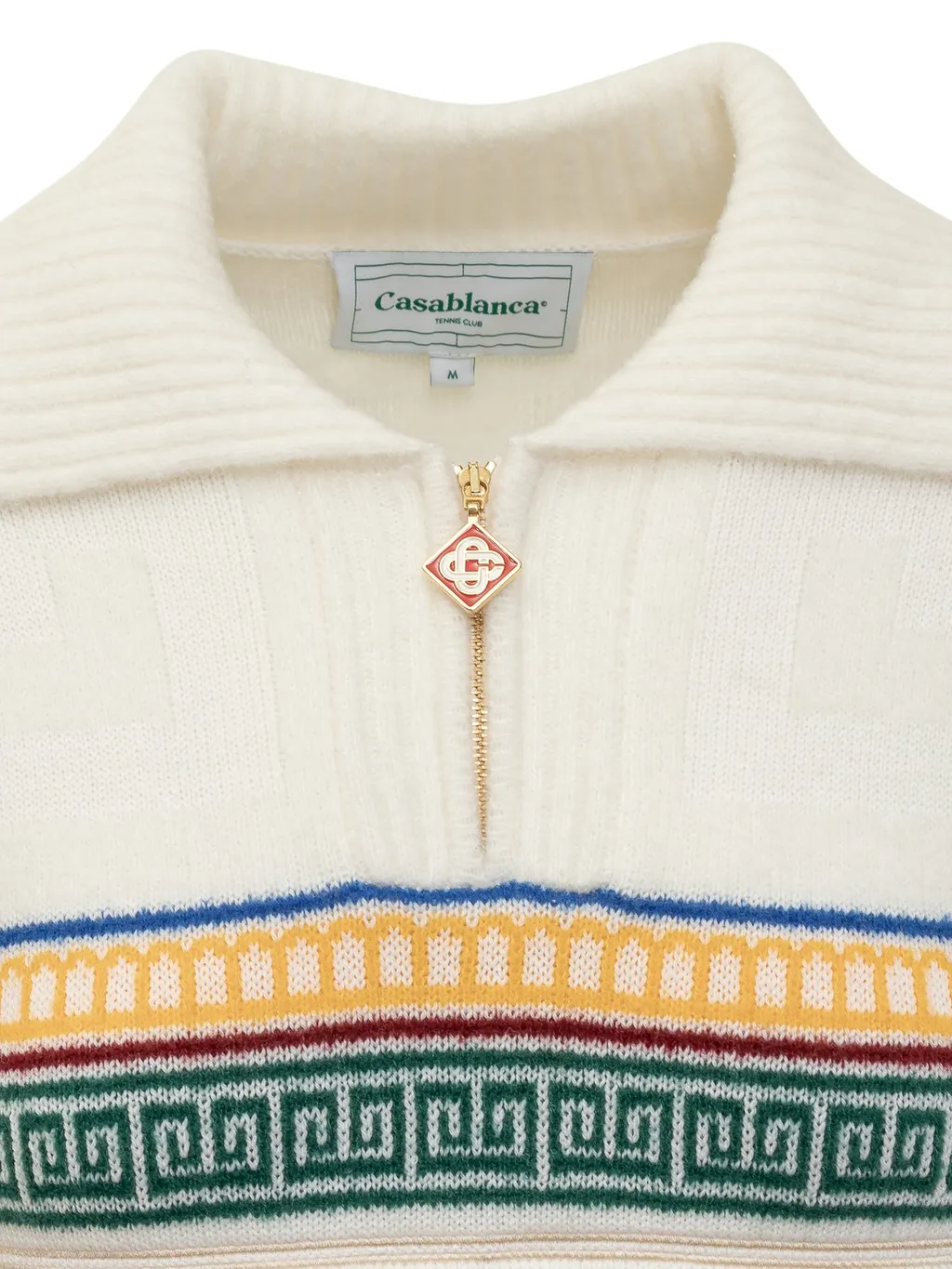 Logo Embroidered Zipped Jumper