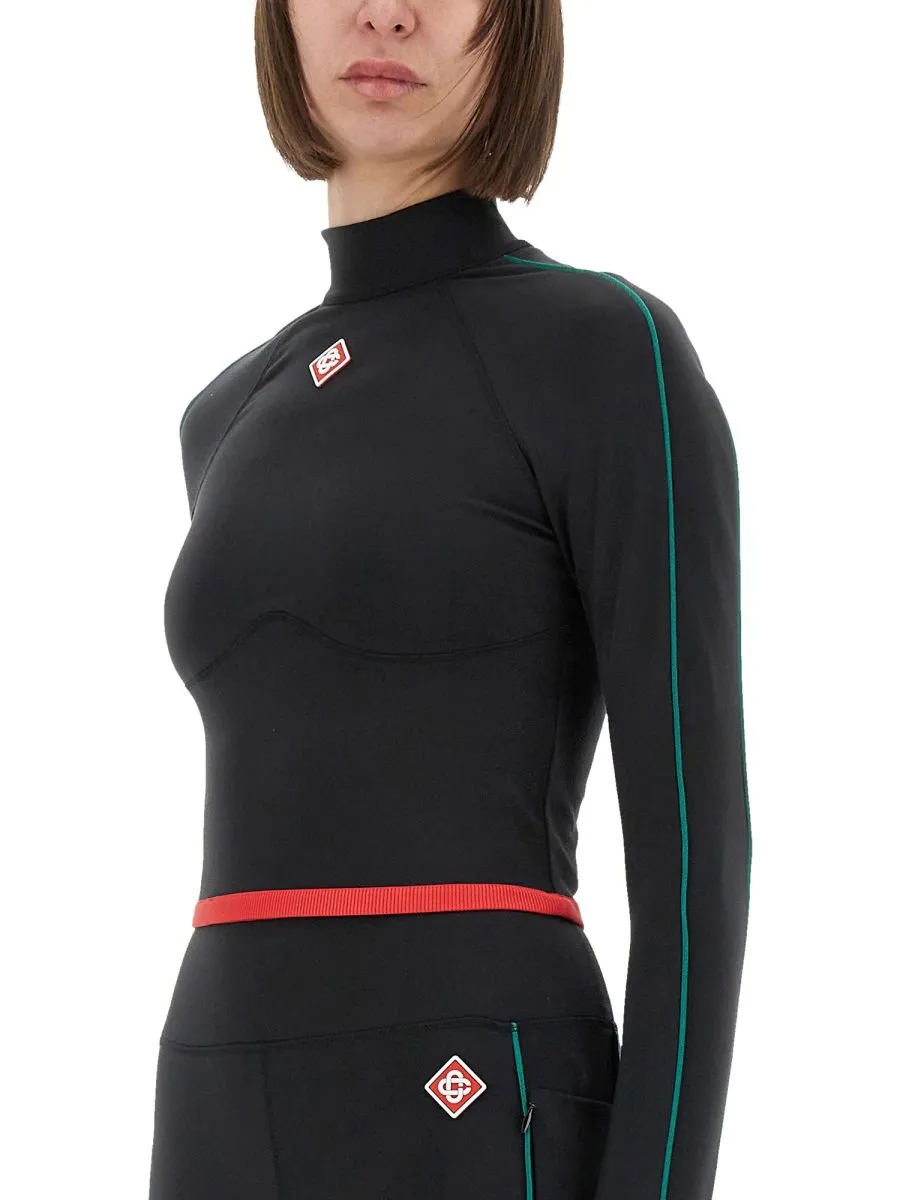 Turtleneck Sports Top