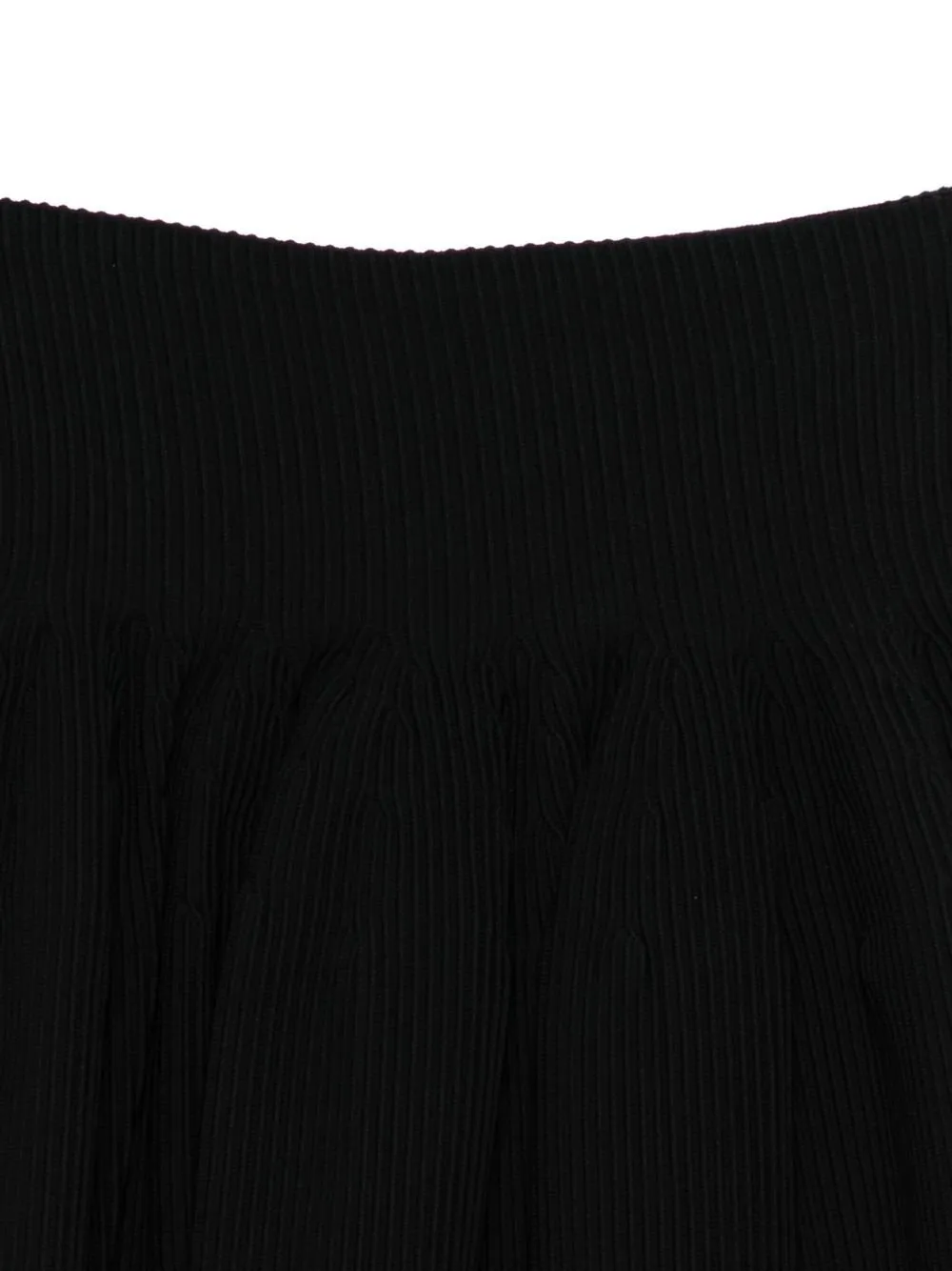 Textured Pintuck Mini Skirt