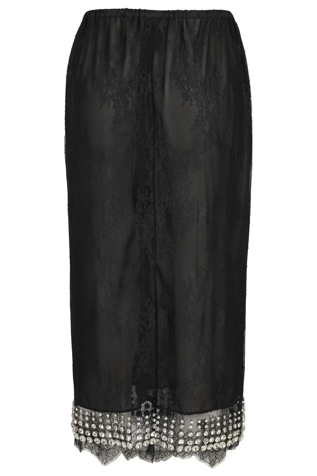 Embellished Lace Skirt