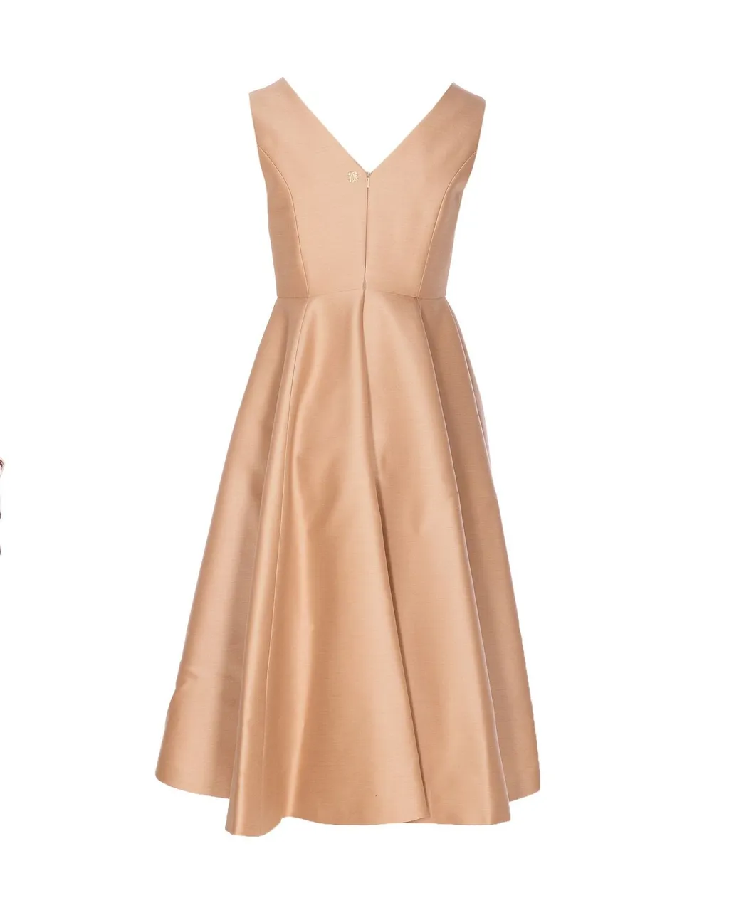 Sleeveless V-Neck Midi Dress