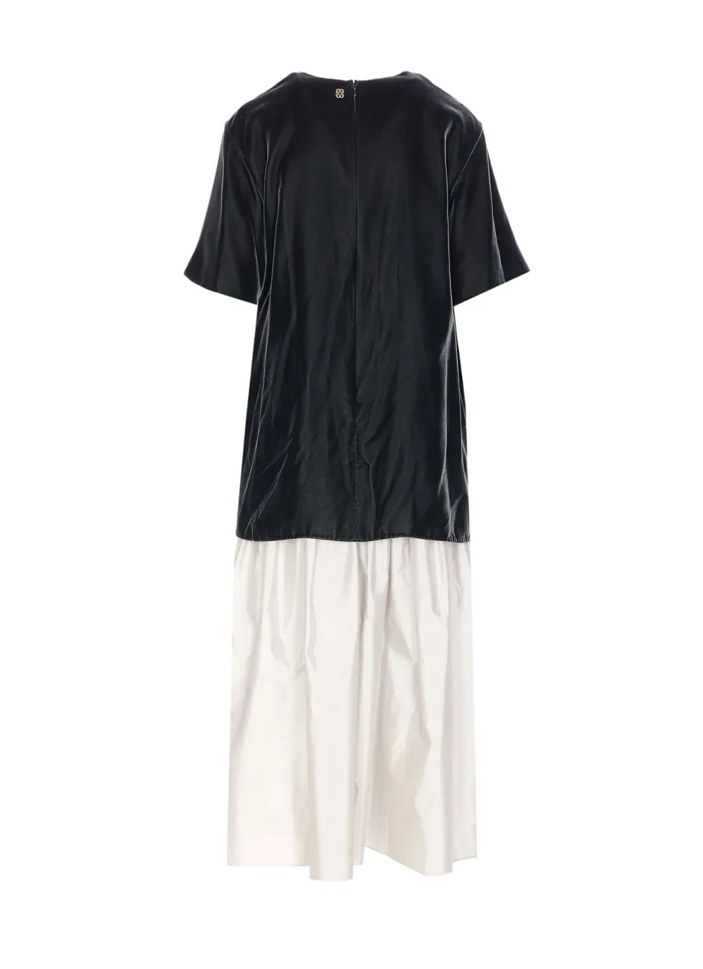 Embroidered Logo Midi Dress