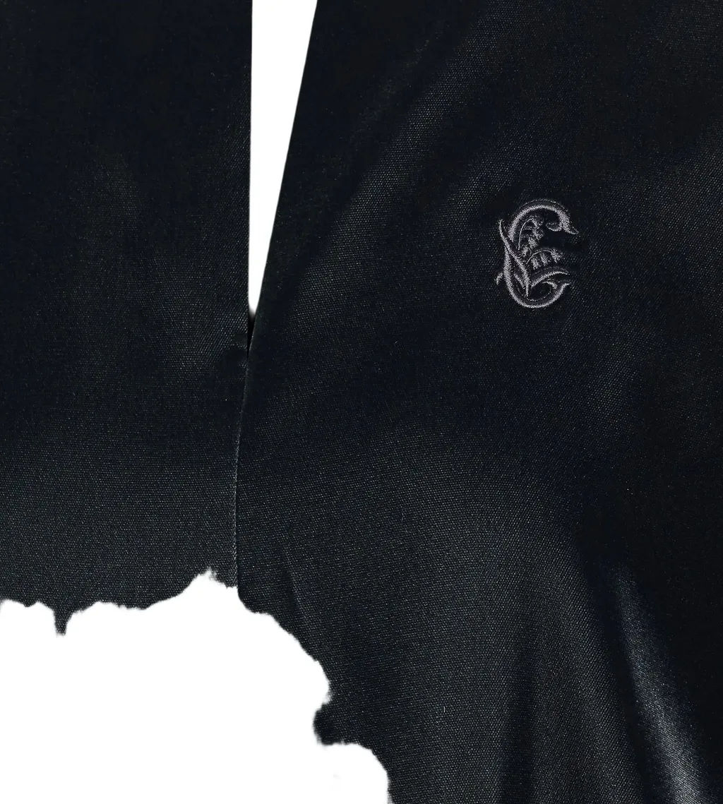 Embroidered Logo Midi Dress