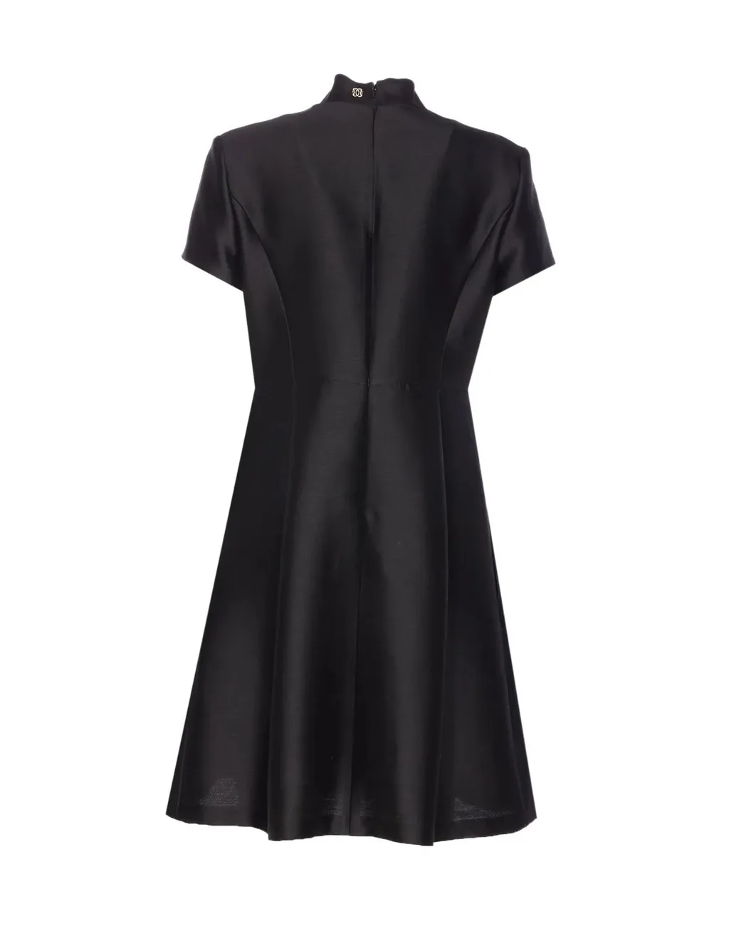 Zip-Back Midi Dress