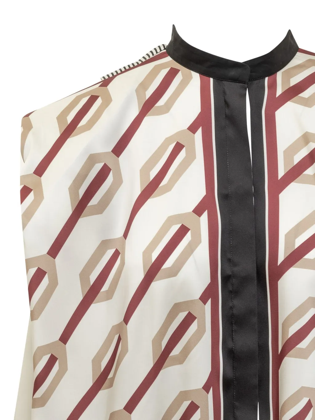 Patterned Sleeveless Top