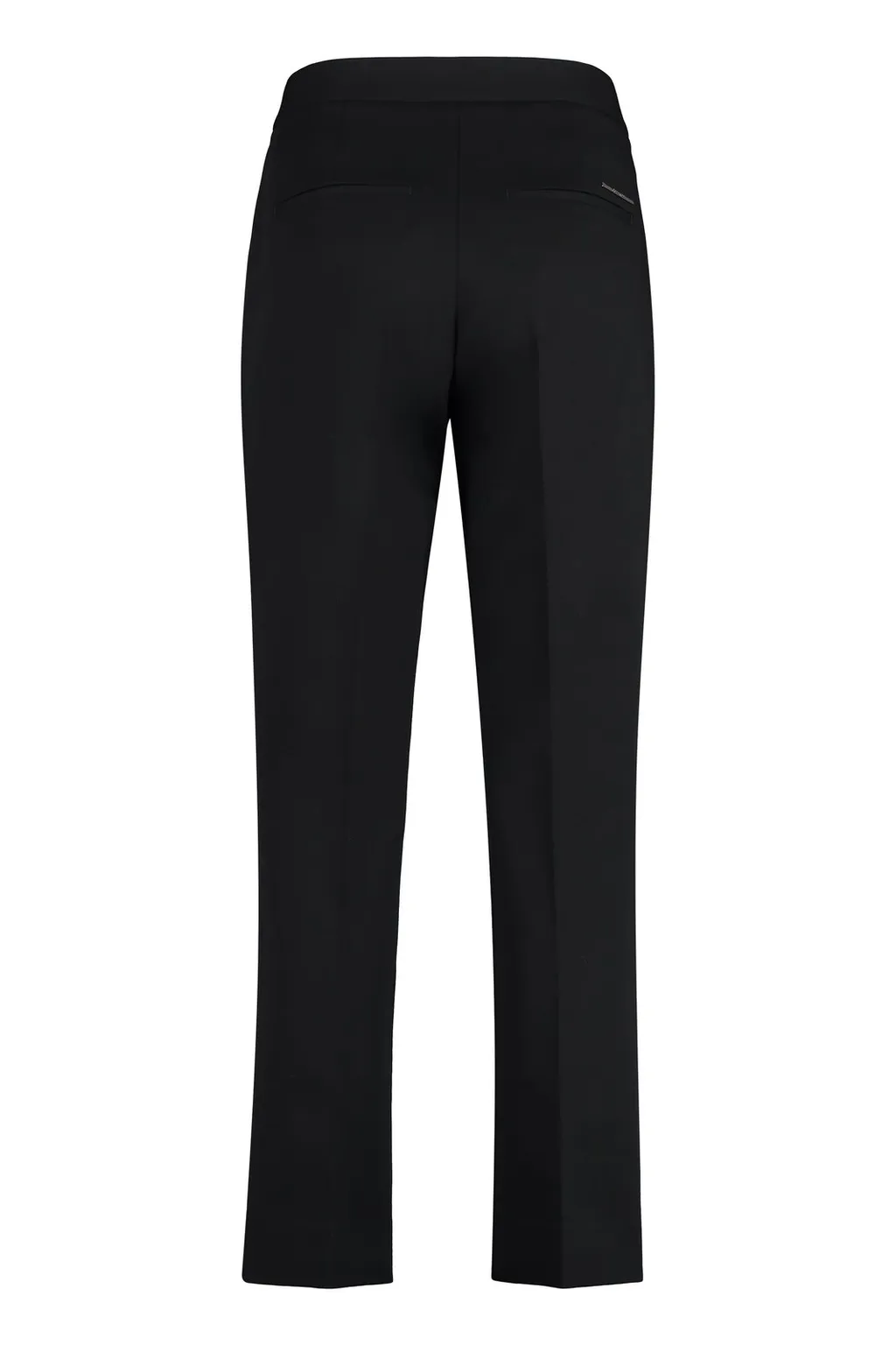 Straight Leg Gabardine Trousers