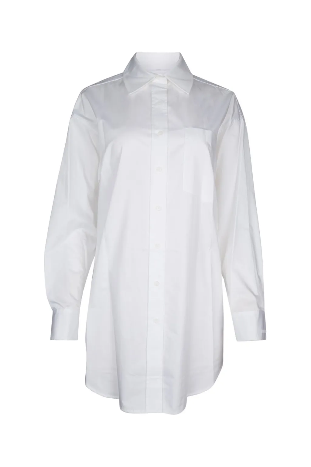 Drop Shoulder Plain Shirt