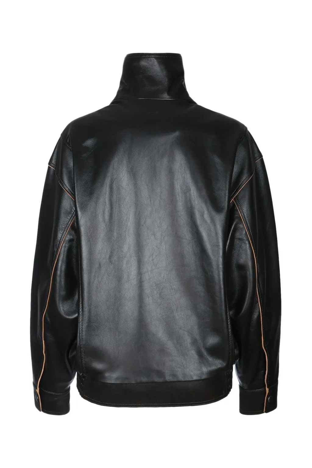 Paneled Leather Jacket