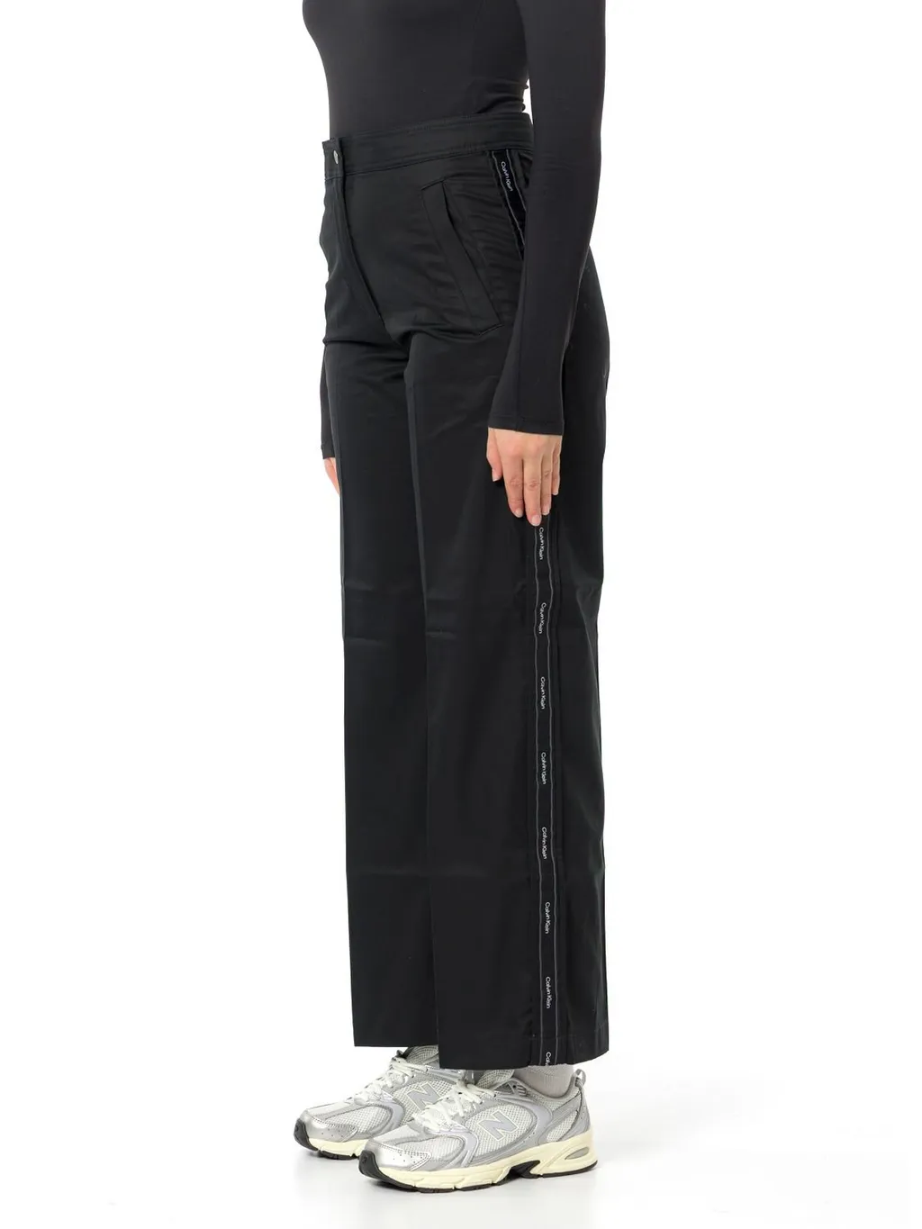 Twill Logo Tape Trousers
