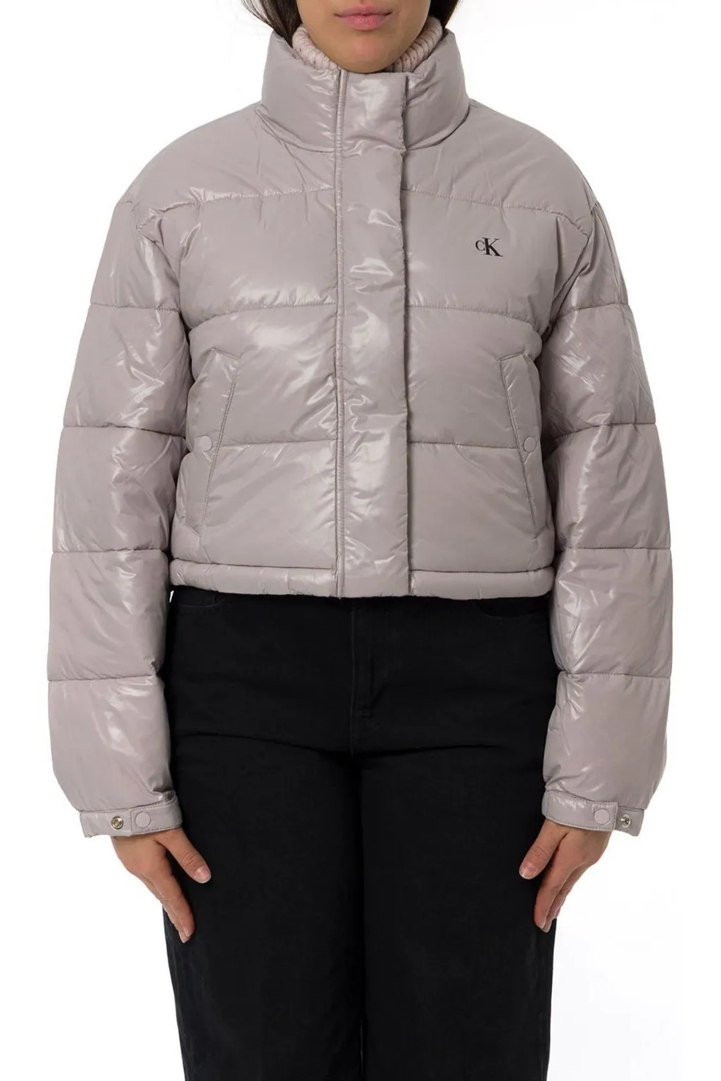 Shine Crop Puffer Coat