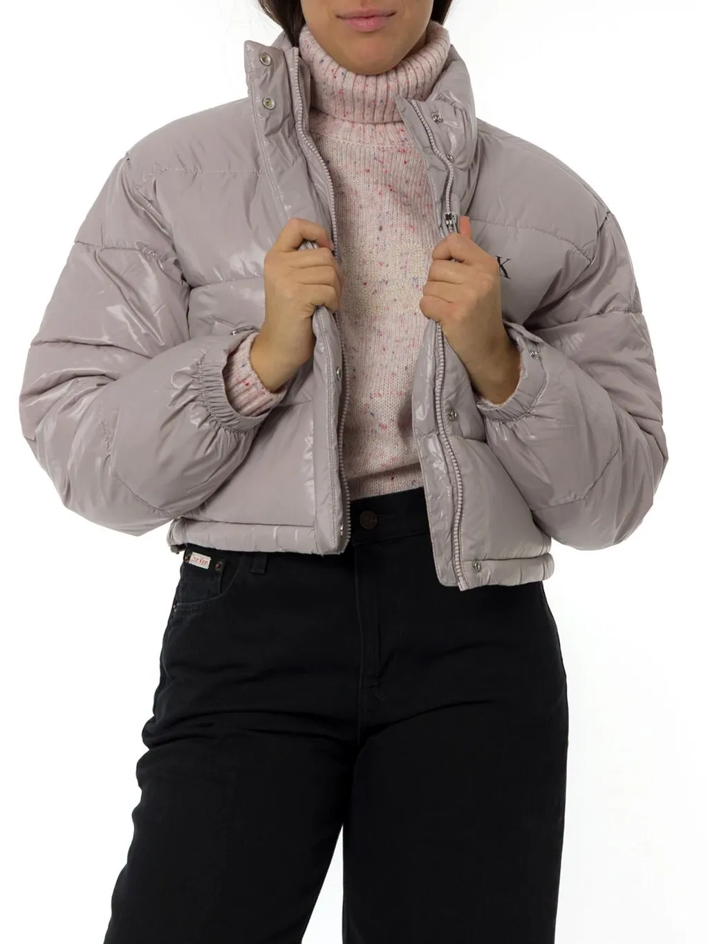 Shine Crop Puffer Coat