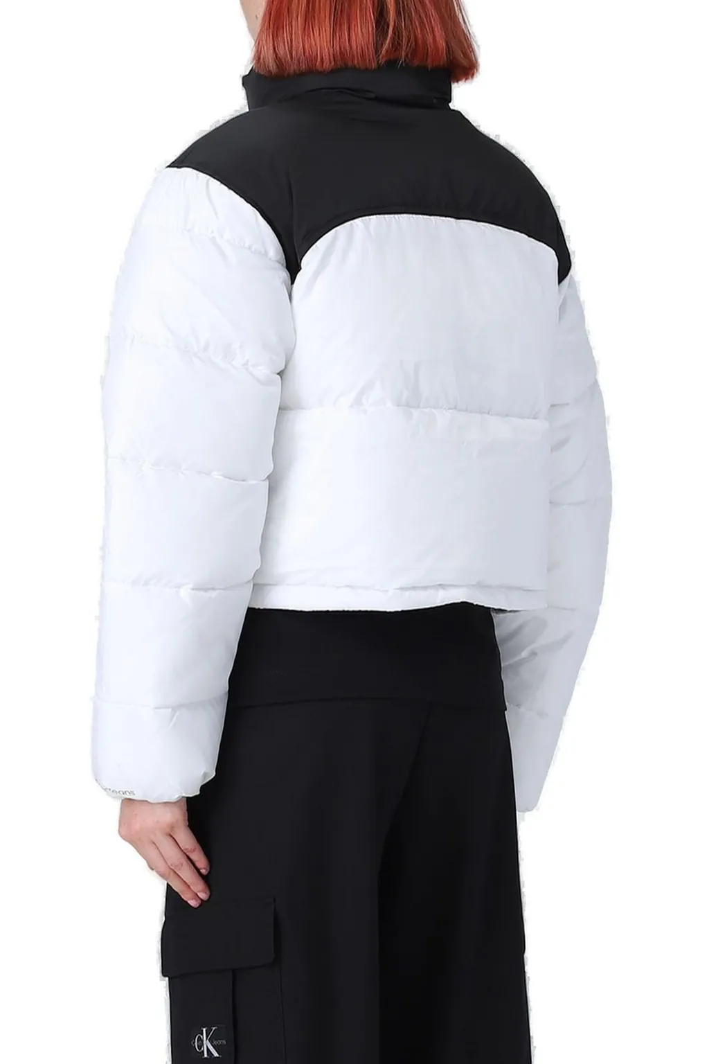 High-Neck Zipped Puffer Jacket