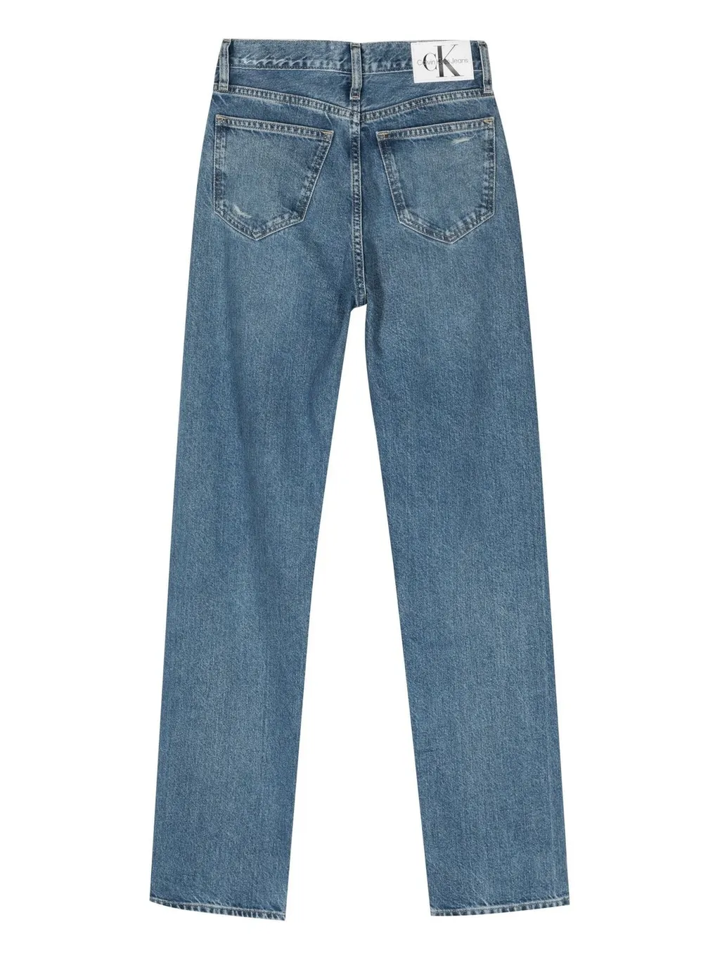 Straight Leg Denim Jeans