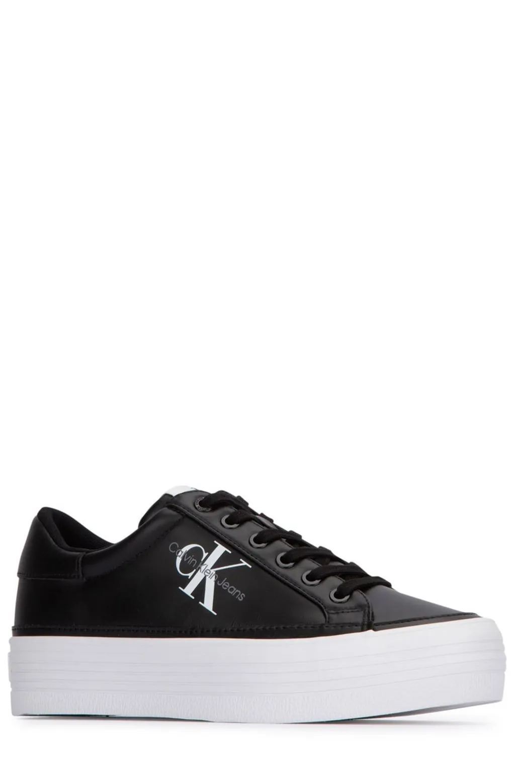 Logo-Printed Platform Sneakers
